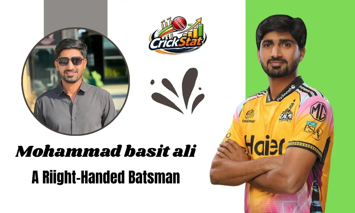Mohammad Basit Ali, Career, Stats, Age, PSL, Net Worth & Full Cricket Profile